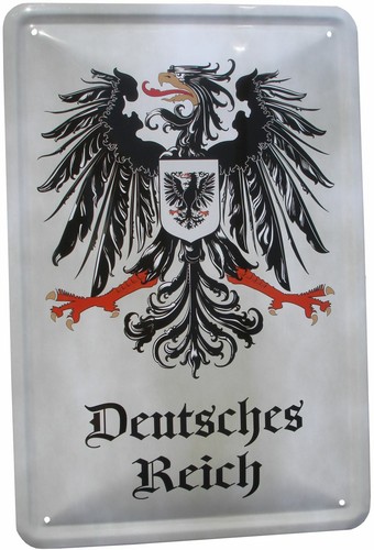 Blechschild 20x30 deutsches - 20x30,
