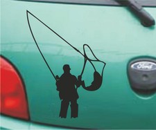 Angelaufkleber, Angler
