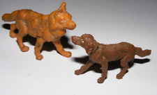 1  G Modellbahn Plastik Hunde Figur Bauernhof Försterei Schäferhund Labrador