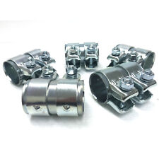 ROHRVERBINDER + Doppelschelle AUSPUFF ABGASANLAGE UNIVERSAL Ø36mm bis Ø76mm