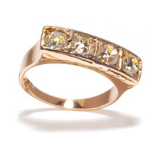 Diamantring Rosenschliff 585er