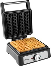 Waffeleisen Schwarz belgische Waffeln antihaft Waffelmaker - Bestron AWM100BL
