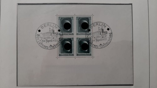 Deutsches reich 1937 block - 1937,