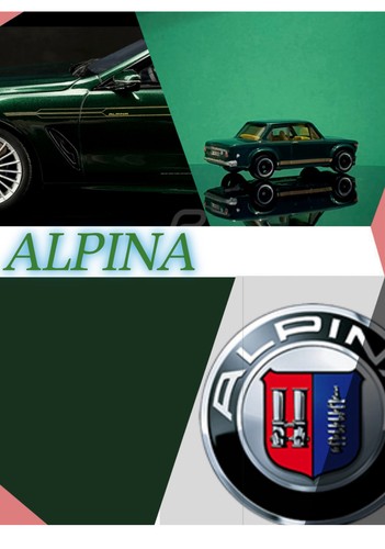 Hot wheels bmw 2002 alpina - hot, "alpina