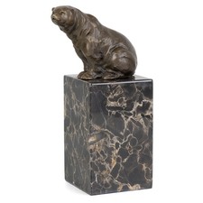Moritz Bronze Figur Sitzender