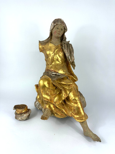 Antike große heiligenfigur - antike,