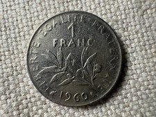 Franc 1960 münze frankreich - franc,