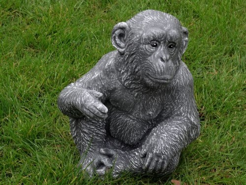 Steinfigur affe gorilla - steinfigur,