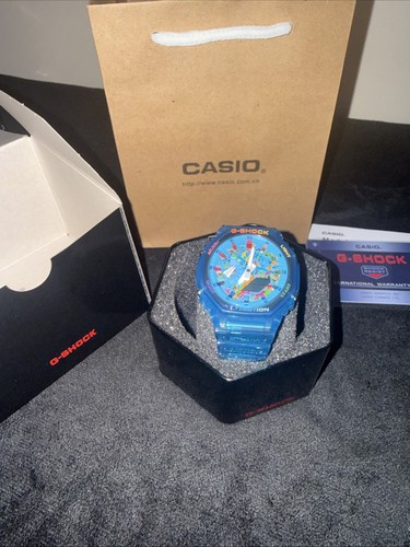 Shock 2100 octagon blue - ga-2100,