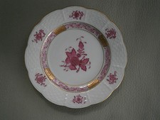 Herend Apponyi purpur Tellerchen Gebäckteller Ablage-Teller Ø 12,5 cm Nr. 512/AP