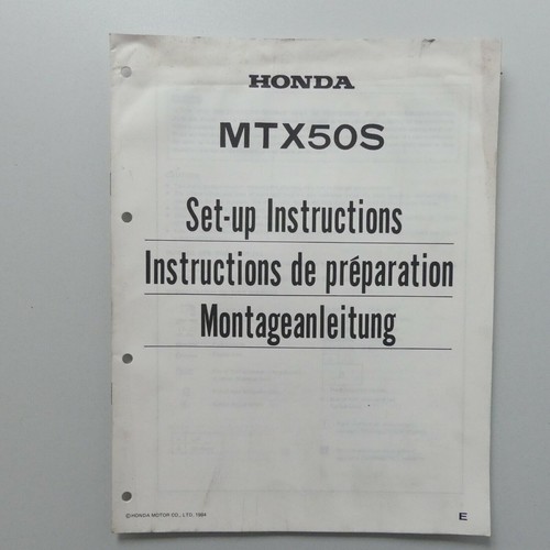 Honda mtx s - honda,