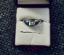 Weißgold 585 Herrenring