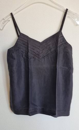Seiden top mit - seiden,