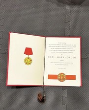 Karl Marx Orden Verleihungsurkunde Rostock 1974 Grenzbrigade Küste