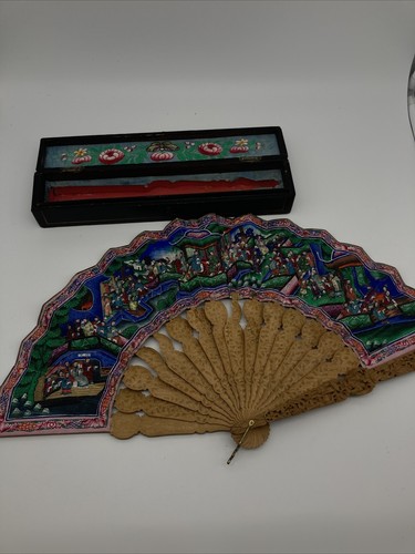 Fächer china beidseitig - fächer,
