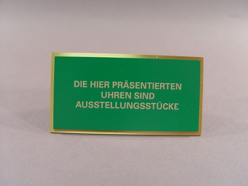 142917 rolex schild die - schild, hier