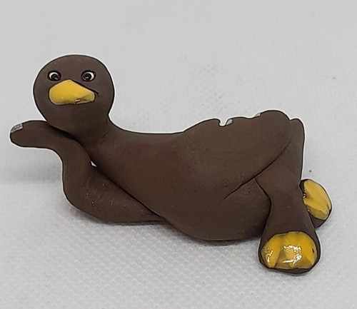 Kleine niedliche gans ente aus - gans/ente,