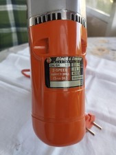 Black & Decker  2-Gang-Schlagbohrmaschine- Made in England-70er Jahre-neuwertig