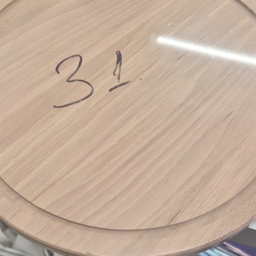 Runde holz servierplatte - runde, holz-servierplatte