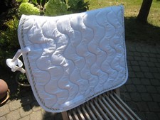 Schabracke weiss weiß mit goldener Kordel Top Zustand Warmblut  Top