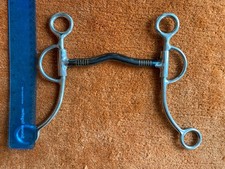 Western Stangengebiß mit Anzügen 11 cm in Breite 13,5 cm, Kupfereinlage,gut erha