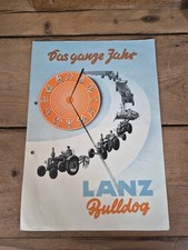 Orig. Schlepper Prospekt Das Ganze Jahr Lanz Traktor 