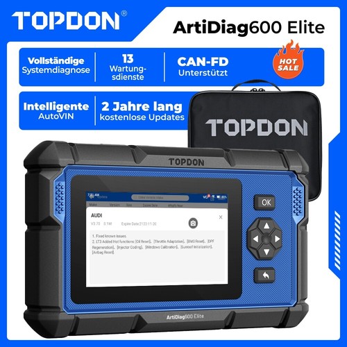 Topdon artidiag600 elite - artidiag600, profi
