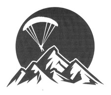 Paragliding Aufkleber 1x