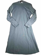 bpc Bonprix Umstandskleid Größe 36/38 blau Sweatkleid rauchblau Kapuze Damen