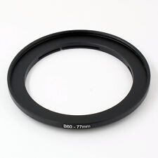 Objektiv Filter Gewinde Schraube Adapter Ring für HASSELBLAD B60-77mm Bajonett 60 auf 77mm