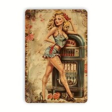 Blechschild Jukebox Musikbox