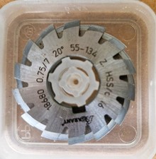 Zahnradfräser Modulfräser Zahnformfräser HSS Garant 0,75/7  20° 55-134 Z D 16/40