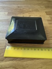 Zetka Schreibtisch Schatulle Zettelkasten, Bakelit, Made US Zone Germany 2.WK