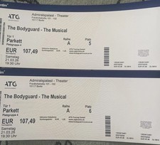The Bodyguard - Musical 21.3.26 Admiralspalast Berlin 2 Tickets