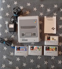 Super Nintendo SNES Mit 4 Spielen - lesen!