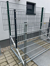 Zaunpfosten Pfosten - für Doppelstabmatten Zaun Gabionen verzinkt 7016 6005