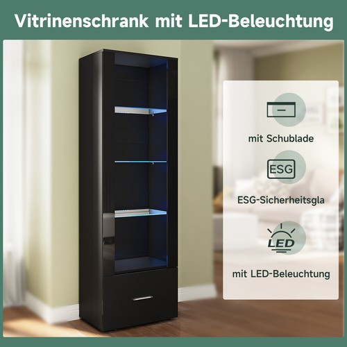Standvitrine 172cm