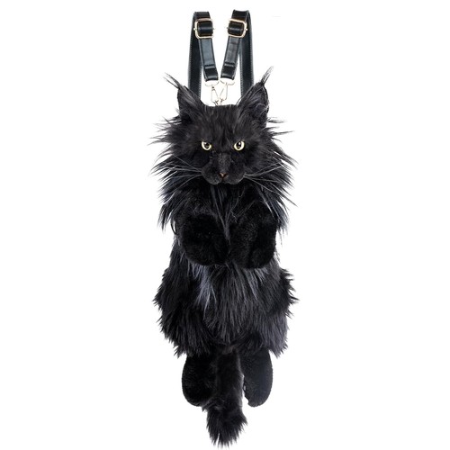 Katzenrucksack plüsch damen - katzenrucksack,