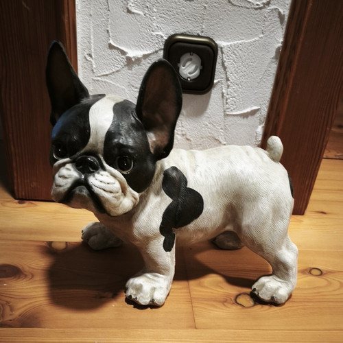 Dekofigur hund französische - hund,