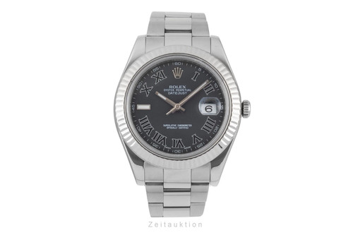 Rolex datejust dark grey - rolex,