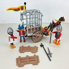 Playmobil 3674 Ritter Gefangenentransportwagen 100% vollständig