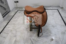 Baumloser weicher ledersattel - baumloser,