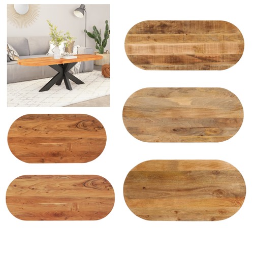 Tischplatte oval holzplatte - tischplatte,