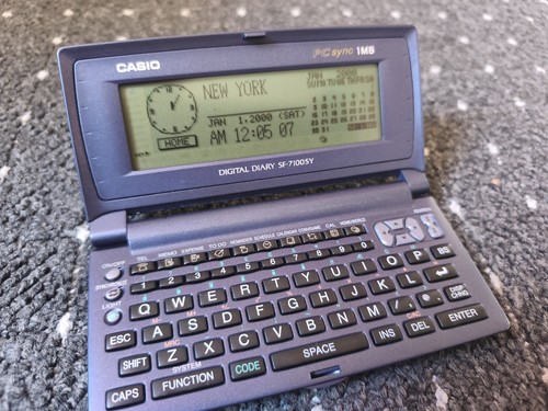 Casio digital diary 7100sy - digital,