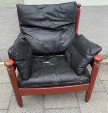 Vintage Lounge Sessel Leder Dänisch Modern Stil Rotex Germany Skandinavien RAR