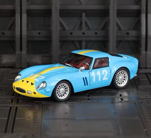 Rennwagen modellauto blau - rennwagen, blau/gelb