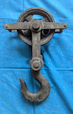 Alter Flaschenzug Seilzug mit