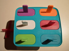 Stieleisbereiter türkis 6er Stiele bunt