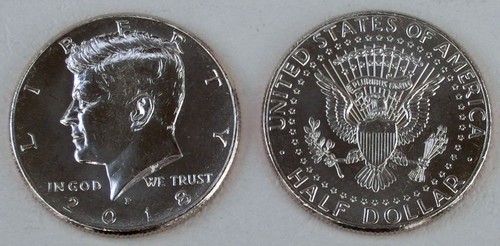 Usa kennedy half dollar 2018 - half, p