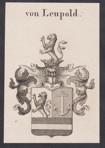Leupold wappen coat arms - wappen, of